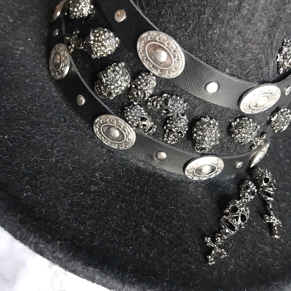 HP Black Wool Gothic Fedora - Picture 6 of 8